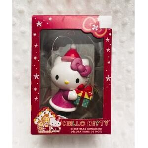 Hello Kitty w/Present 2025 Limited Edition Kurt Adler Christmas Ornament-NIB